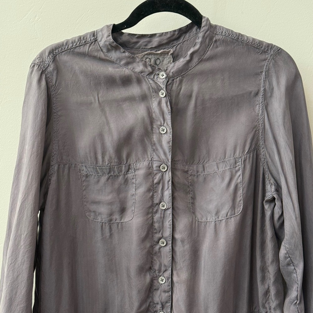 Johnny Was Pete & Greta Tunic Dress Women Size S Gray Cupro Lagom Boho Lagenlook - Picture 2 of 9